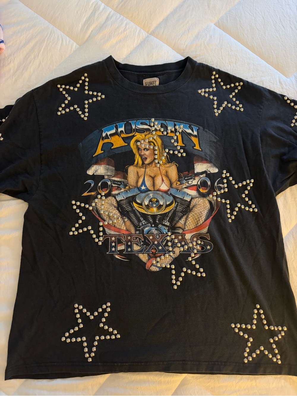 Austin Texas Studded Tee